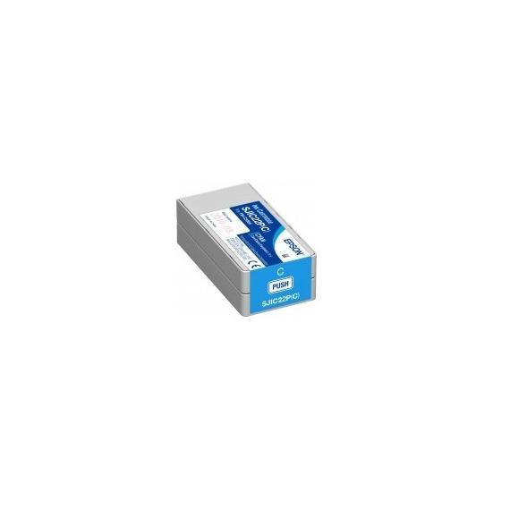 ORIGINALE EPSON SJIC22PC CIANO C33S020602 PER EPSON COLORWORKS TM C3500 CAPACITA 32,5ml