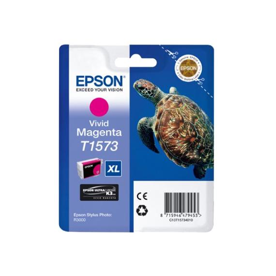 ORIGINALE EPSON T1573XL MAGENTA C13T15734010 PER EPSON STYLUS PHOTO R3000 R3000 T1573