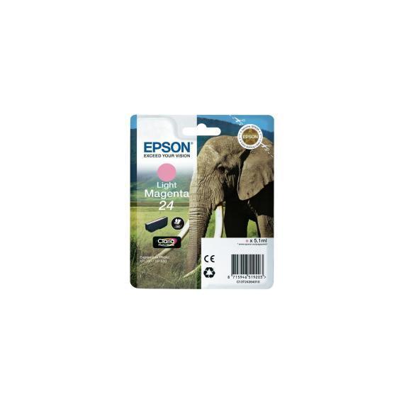ORIGINALE EPSON T2426 LIGHT MAGENTA C13T24264012 CARTUCCIA PER EPSON XP750 XP850 XP860 XP950 XP55 24 CAPACITA 5.1ml