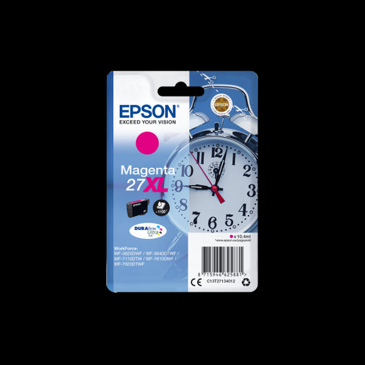 ORIGINALE EPSON T2713XL MAGENTA C13T27134012 CARTUCCIA PER EPSON WF3620 WF3640 WF7110 WF7610 WF7620 27XL 10,4ml 1.100 PAGINE