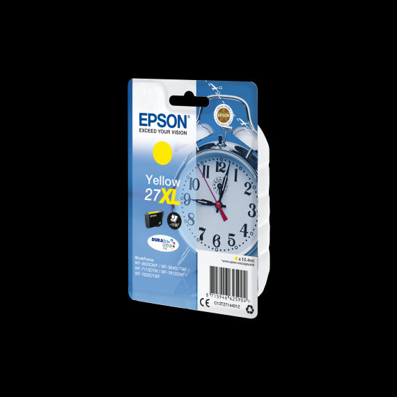 ORIGINALE EPSON T2714XL GIALLA C13T27144012 CARTUCCIA PER EPSON WF3620 WF3640 WF7110 WF7610 WF7620 27XL 10,4ml 1.100 PAGINE