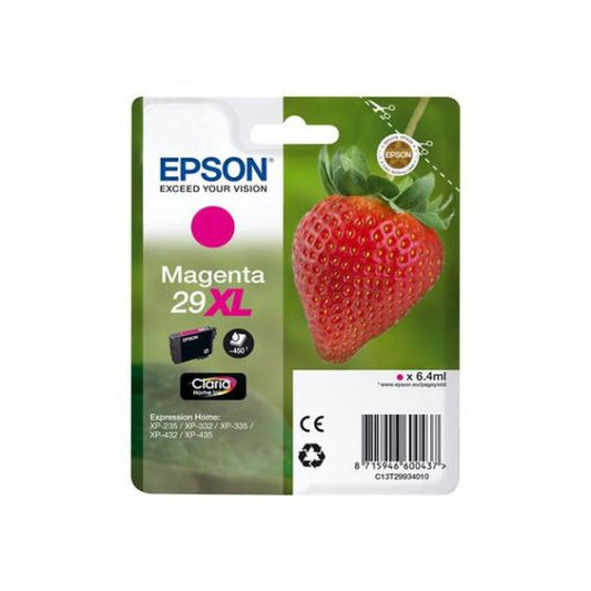 ORIGINALE EPSON T2993XL MAGENTA PER EPSON EXPRESSION HOME XP235 XP332 XP335 XP432 XP435 2993 29XL C13T29934010 CAPACITA 6,4ML