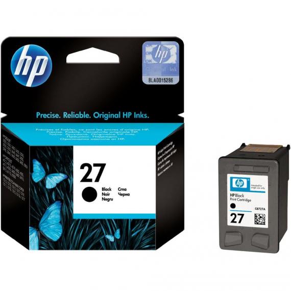 ORIGINALE HP 27 NERA C8727AE PER HP DeskJet 3320332534203425 C8727AE CAPACITA 10ML - 250 PAGINE