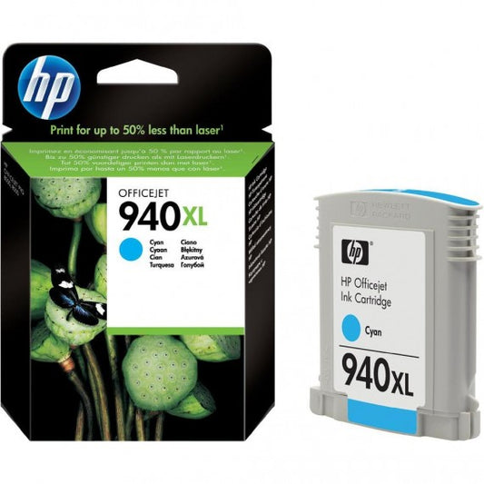 ORIGINALE HP 940XL CIANO PER HP PRO 8000W,PRO 8500W 910G 940XL C4907AE CAPACITA 1400 PAGINE