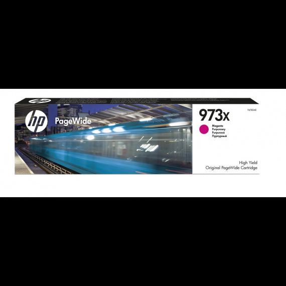 ORIGINALE HP 973XLM MAGENTA F6T82AE CARTUCCIA ORIGINALE PER HP PRO 452dw,477dw,P57750dw,P55250dw 973XL 7.000 PAGINE