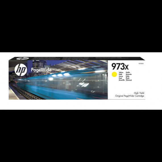 ORIGINALE HP 973XLY GIALLO F6T83AE CARTUCCIA ORIGINALE PER HP PRO 452dw,477dw,P57750dw,P55250dw 973XL 7.000 PAGINE