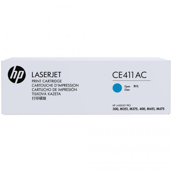 ORIGINALE HP CE411AC 305A CIANO PER HP COLOR LASERJET PRO M375NW, M375W, M451DN, M475DN CAPACITA 2.600 PAGINE