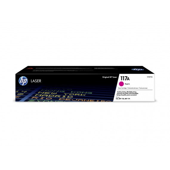 ORIGINALE HP W2073A MAGENTA 117A TONER ORIGINALE PER HP Color Laser HP 150a,150nw,178nw,179fnw CAPACITA 700 PAGINE