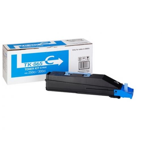 ORIGINALE KYOCERA TK-865C CIANO 1T02JZCEU0 PER KYOCERA TASKalfa 250ci TASKalfa 300ci TK865C 12.000 PAGINE