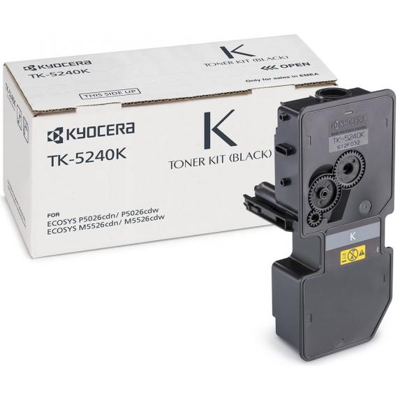 ORIGINALE KYOCERA TK5240BK NERO 1T02R70NL0 PER KYOCERA ECOSYS M5526,P5020 TK-5240 4.000 PAGINE