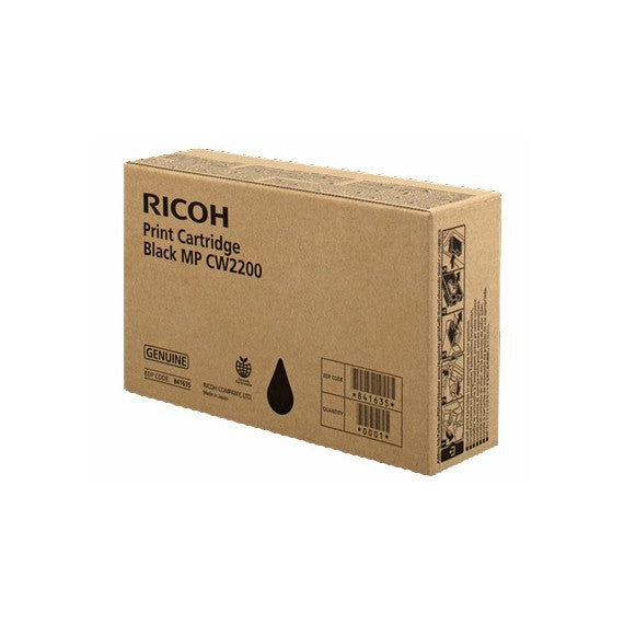 ORIGINALE RICOH 841635 NERA CARTUCCIA GEL ORIGINALE PER RICOH MP CW2200SP,MP CW2201SP CAPACITA' 200ml