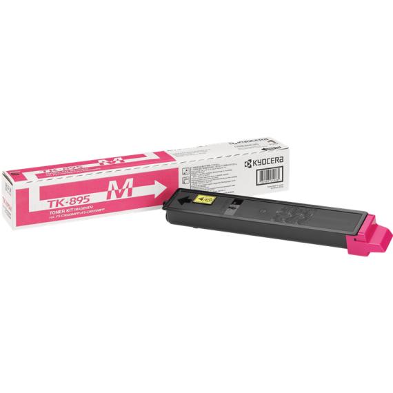 ORIGINALE TK895M MAGENTA 1T02K0BNL0 PER KYOCERA FS C8020MFP,C8025,C8520,C8525 TK-895 TK895 6.000 pagine
