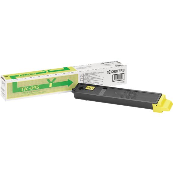 ORIGINALE TK895Y GIALLO 1T02K0ANL0 PER KYOCERA FS C8020MFP,C8025,C8520,C8525 TK-895 TK895 6.000 pagine