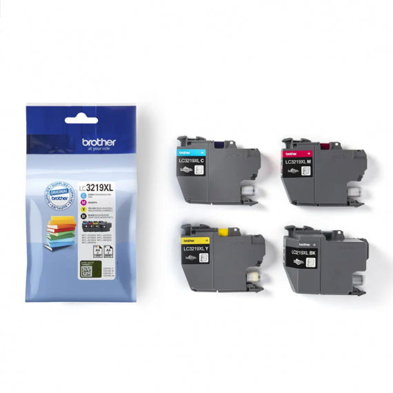 PACK ORIGINALE BROTHER LC3219XL LC3219XLVAL PER BROTHER J6930,J6530,J5730,J5330,J6935,J5930 LC-3219XL BK-C-M-Y