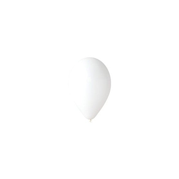 Palloncino - diametro 30 cm - lattice - bianco - Big Party - conf. 16 pezzi