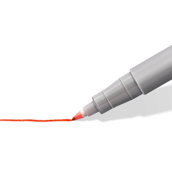 Penna a punta sintetica Staedtler Lumocolor® non-permanente 316 F 0,6 mm rosso - 316-2
