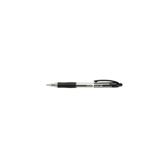 Penna a sfera a scatto Easy gel - tratto 0,5mm - nero - Tratto