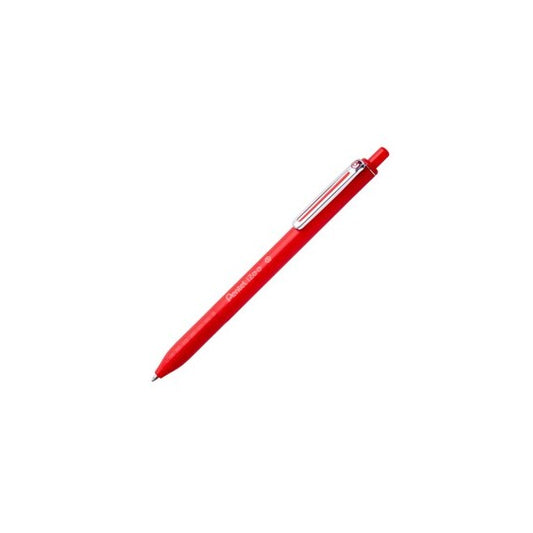 Penna a sfera a scatto iZee - punta 0,7 mm - rosso - Pentel
