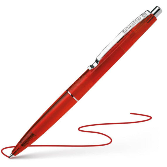 Penna a sfera a scatto Schneider K 20 Icy Colours ricaricabile tratto M rosso P132002