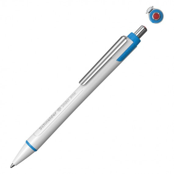 Penna a sfera a scatto Xite - punta XB - rosso - Schneider