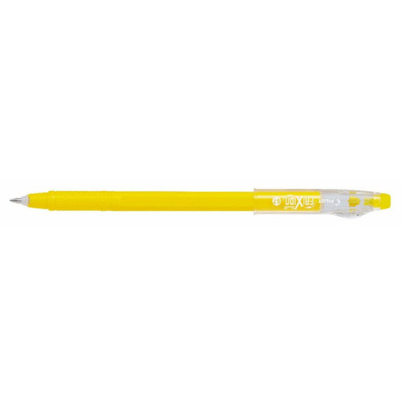 Penna a sfera cancellabile FriXion Ball Sticks Pilot 0,7 mm inchiostro gel giallo chiaro - 6905