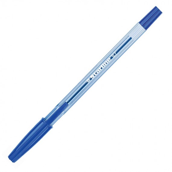 Penna a sfera con cappuccio - punta fine 0,7mm - blu - Starline - conf. 50 pezzi