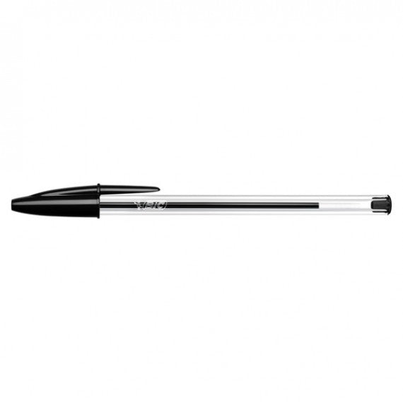 Penna a sfera Cristal - punta media 1,0mm - nero - Bic - conf. 90+10 pezzi