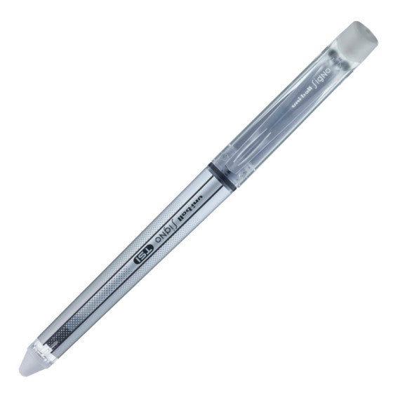 Penna a sfera gel cancellabile Uni Ball Signo TSI - punta 0,7mm - nero - Uni Mitsubishi