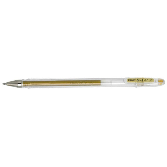 Penna a sfera gel Pilot G-1 punta fine 0,7 mm oro - 001681