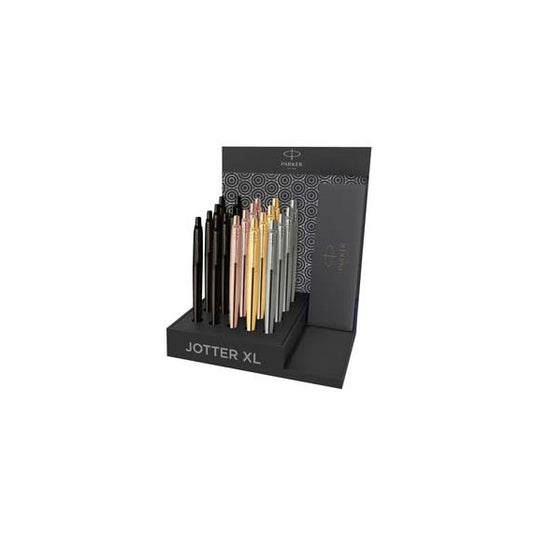 Penna a sfera Jotter XL Monochrome - colori assortiti - Parker - expo 20 pezzi