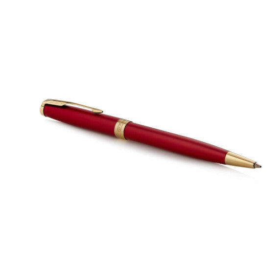 Penna a sfera Parker Sonnet Red Lacquer GT punta M inchiostro nero Red GT 1931476