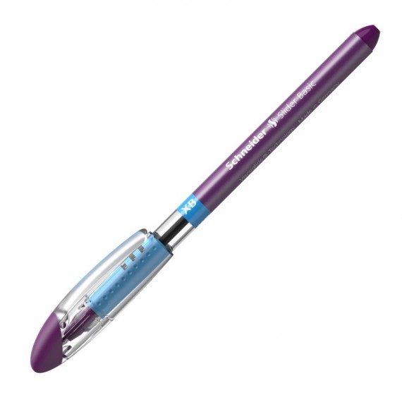 Penna a sfera Slider Basic - punta XB - viola - Schneider