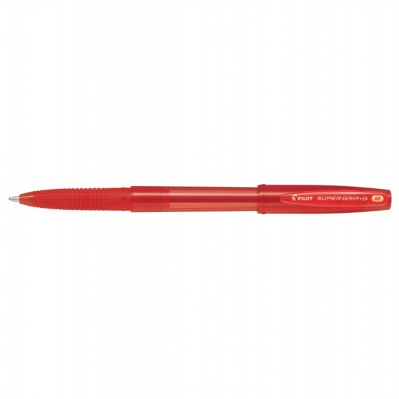 Penna a sfera Supergrip G con cappuccio - punta 1,0mm - rosso - Pilot