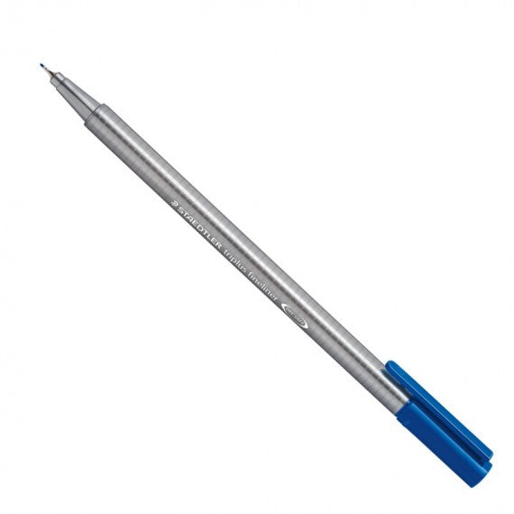 Penna Fineliner triplus - tratto 0,30mm - blu - Staedtler