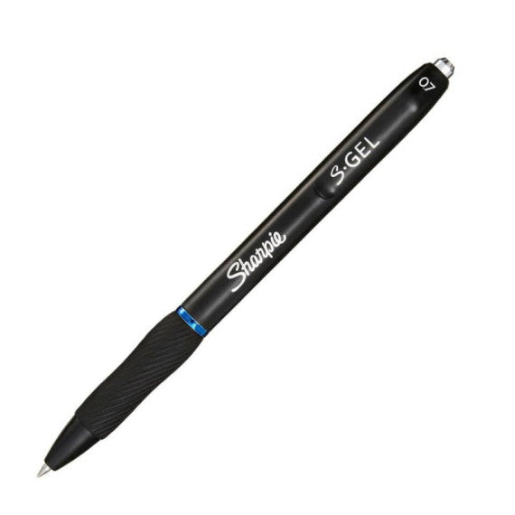 Penna gel a scatto Sharpie S-Gel - punta media 0,7 mm - blu 2136600