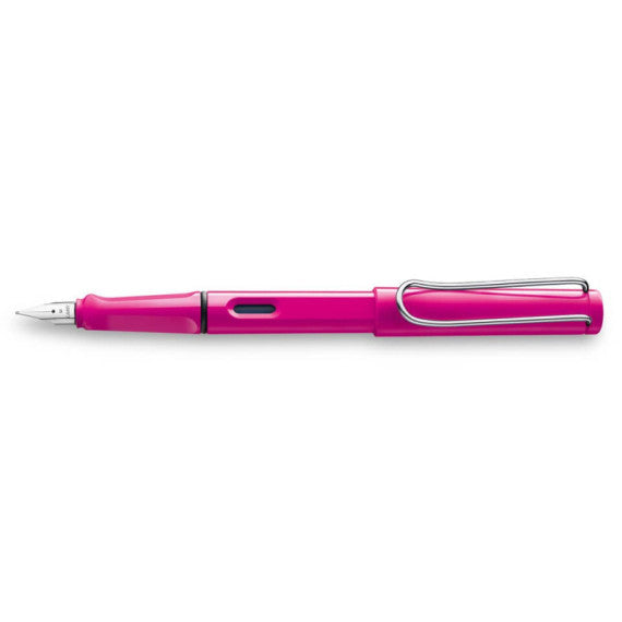 Penna Lamy Safari punta fine inchiostro blu Pinkstilo - fusto rosa 1223773