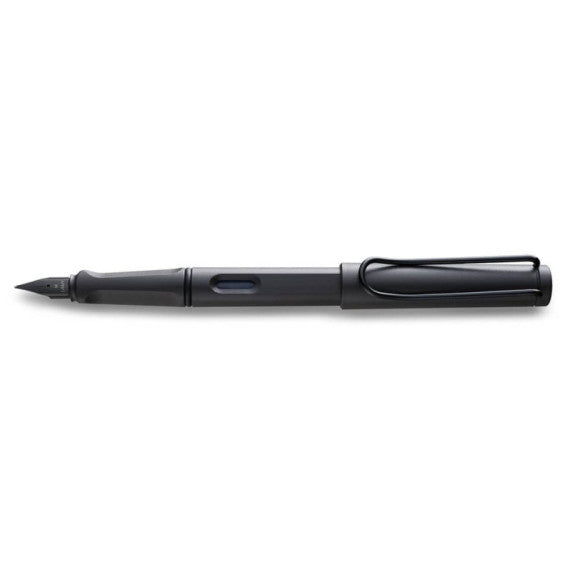 Penna Lamy Safari punta fine inchiostro blu Umberstilo - fusto nero d'ombra 1203886
