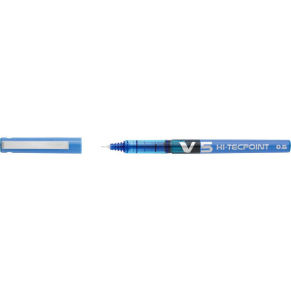 Penna roller a inchiostro liquido Pilot Hi-Tecpoint V5 0,5 mm blu Value Pack 16+4 GRATIS - 000020