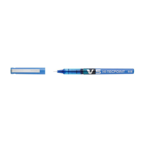 Penna roller a inchiostro liquido Pilot Hi-Tecpoint V5 0,5 mm blu Value Pack 16+4 GRATIS - 000020