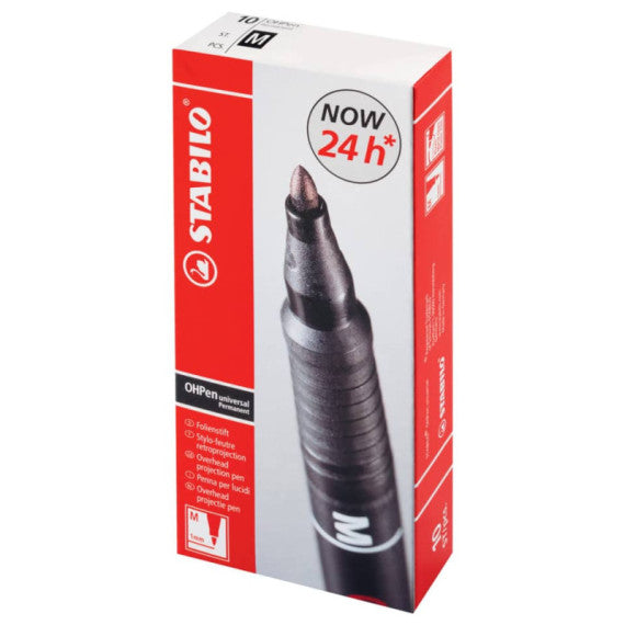 Penna Stabilo OHPen universal Medio (M) 1 mm rosso 843/40