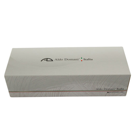 Penna stilografica Aldo Domani - punta M - fusto azzurro italia - Monteverde