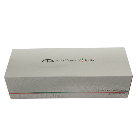 Penna stilografica Aldo Domani - punta M - fusto azzurro italia - Monteverde