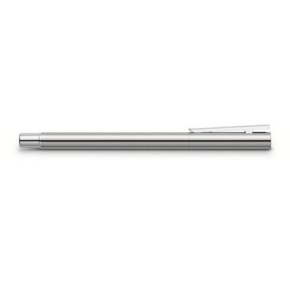 Penna Stilografica Faber-Castell Neo Slim M metallo cromato 342000