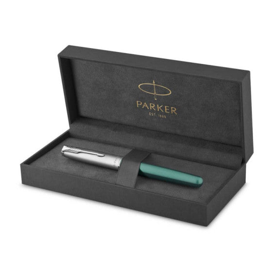 Penna stilografica Parker Sonnet Parker punta F inchiostro nero Green CT 2169362