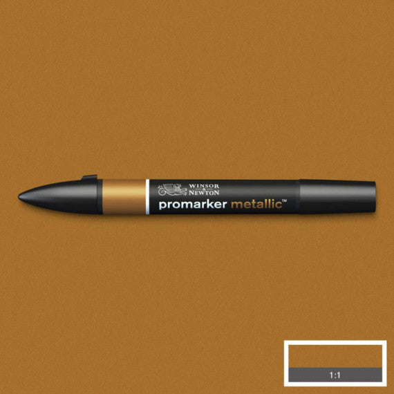 Pennarelli doppia punta Winsor&Newton metallic red gold - 0206690