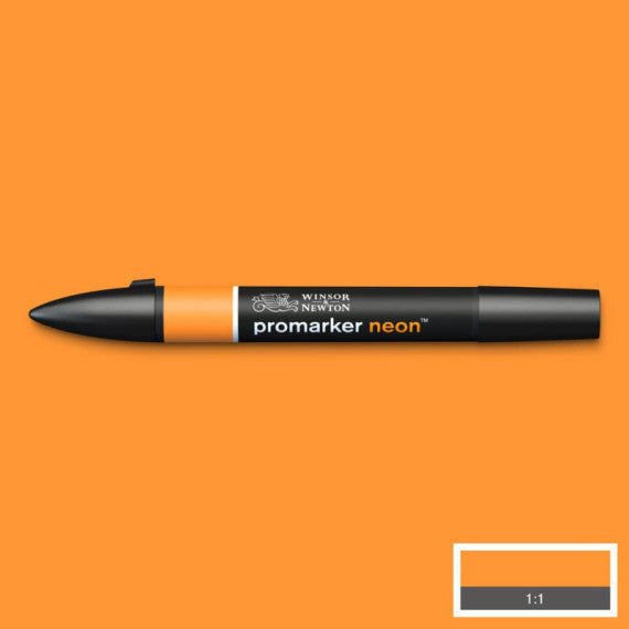 Pennarelli doppia punta Winsor&Newton neon radiant orange - 0205404