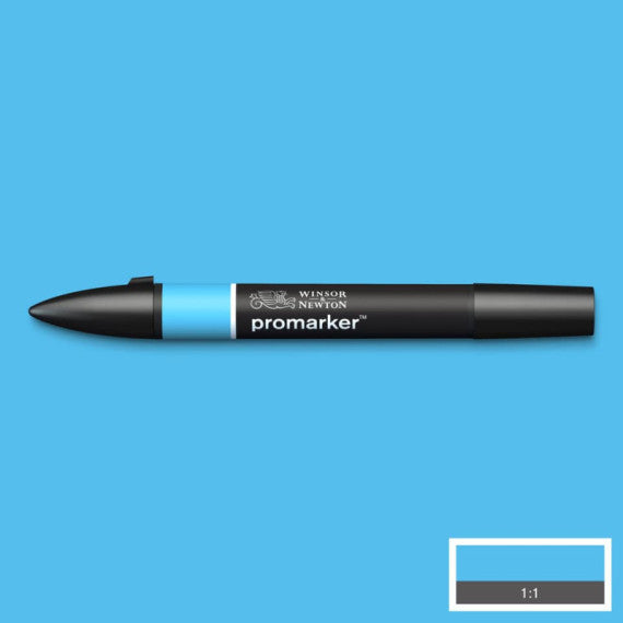 Pennarelli doppia punta Winsor&Newton sky blue - 0203621