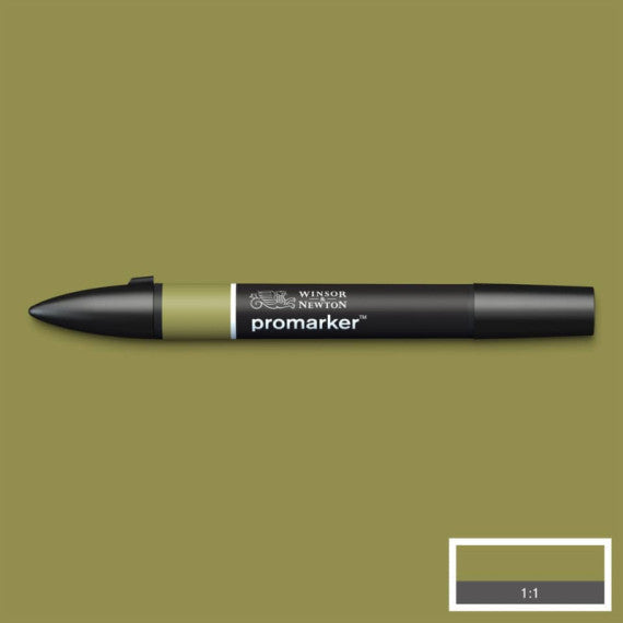 Pennarelli doppia punta Winsor&Newton verde oliva - 0203447