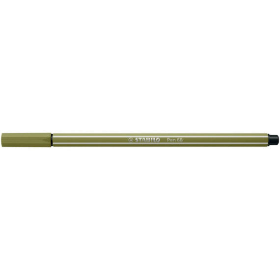 Pennarelli Stabilo Pen 68 tratto 1 mm verde muschio 68/37
