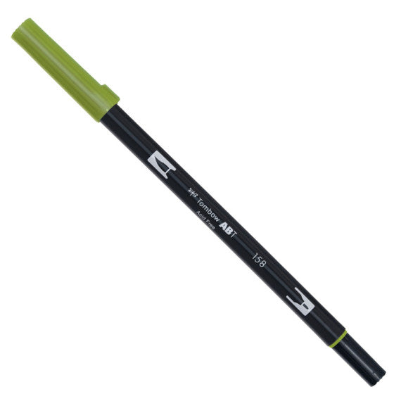 Pennarello Dual Brush 158 - dark olive - Tombow